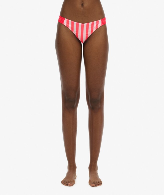 Superdry Braguita De Bikini A Rayas De Diseño Atrevido