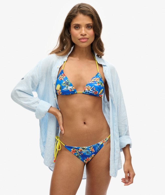 superdry Braguita de bikini atada en los laterales de corte atrevido