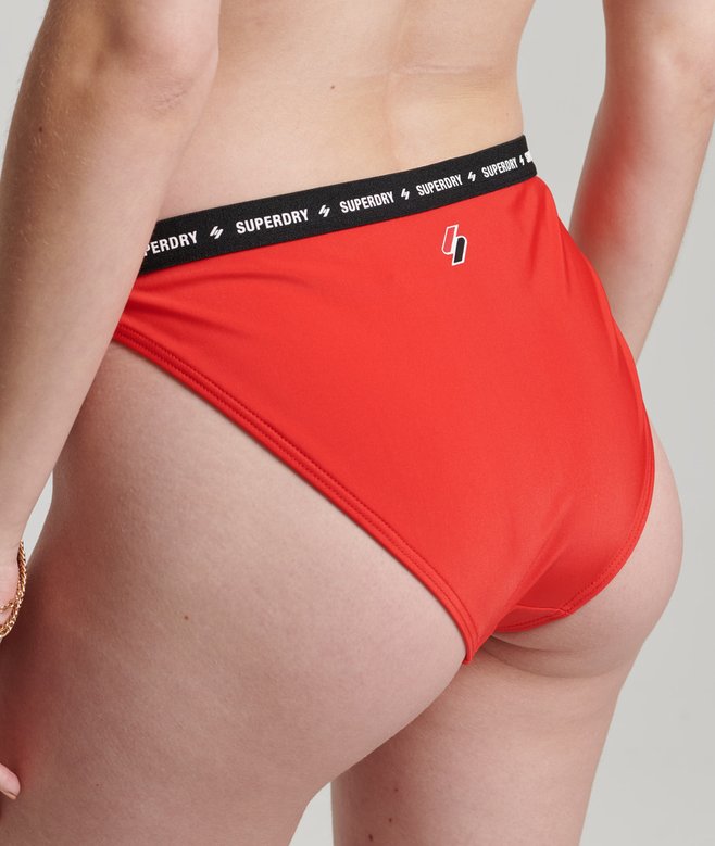 Superdry Braguita De Bikini Elástica Con Micrologo Code