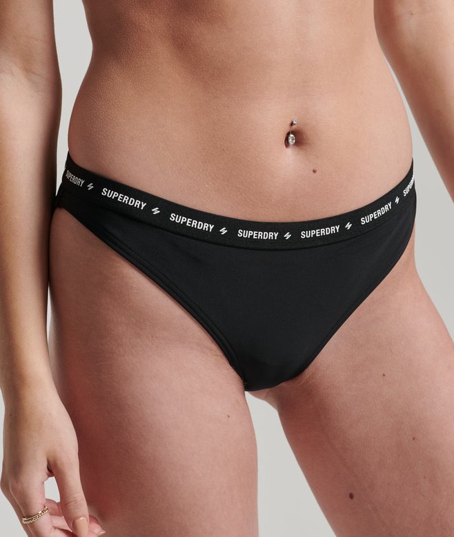 superdry Braguita de bikini elástica con micrologo Code