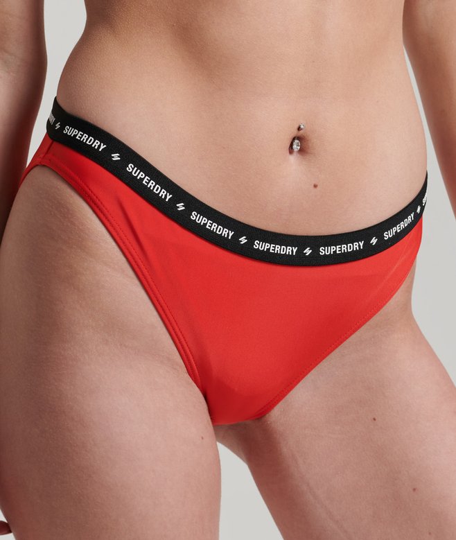 superdry Braguita de bikini elástica con micrologo Code