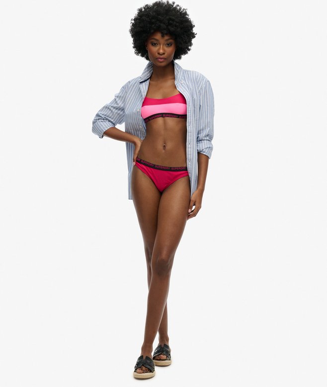 Superdry Braguita De Bikini Elástica De Corte Atrevido