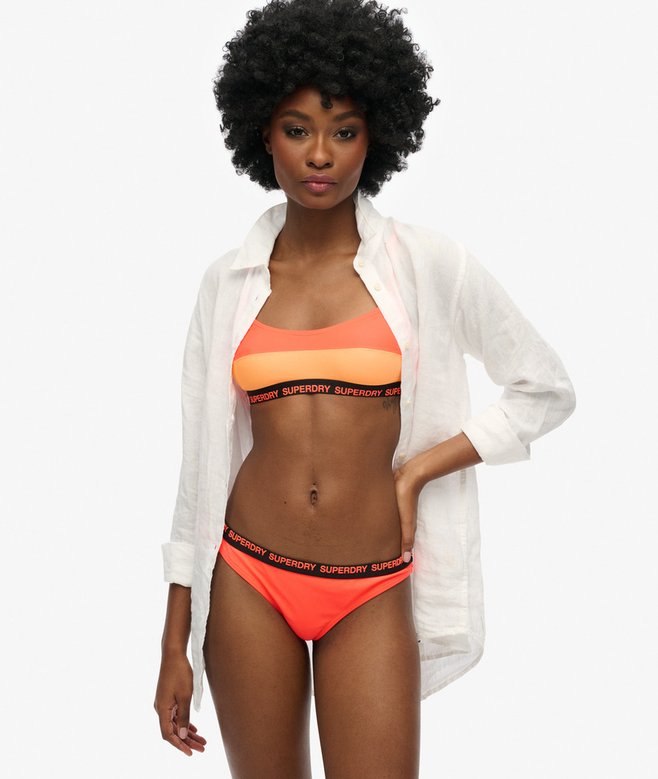 superdry Braguita de bikini elástica de corte atrevido