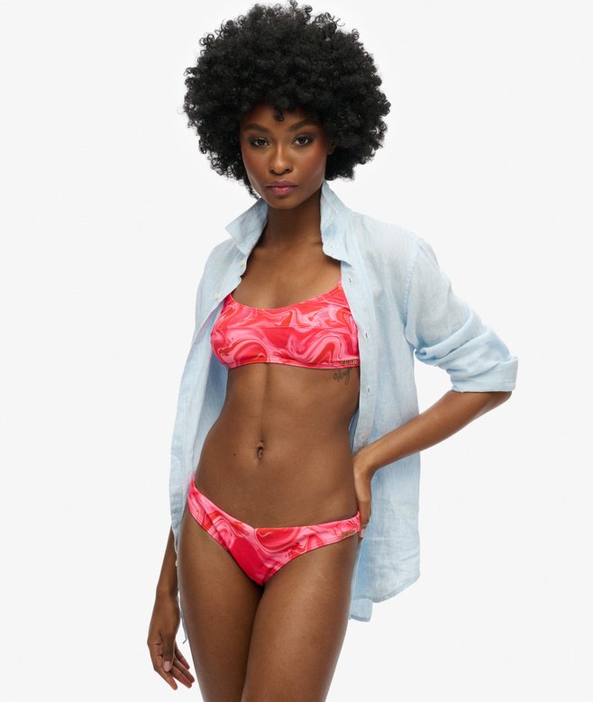 superdry Braguita de bikini estampada de diseño atrevido