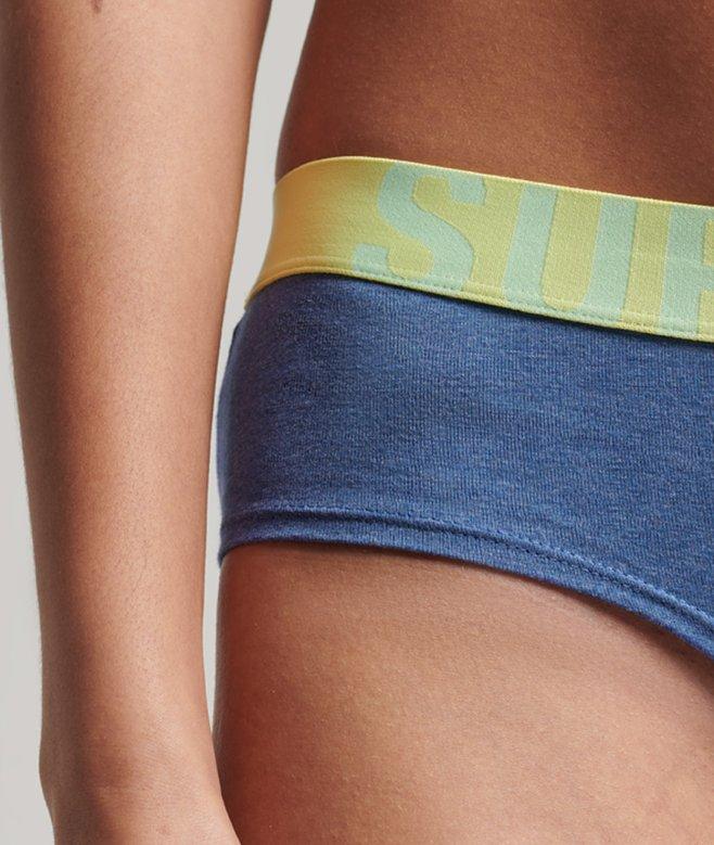 Superdry Braguita De Corte A La Cadera De Algodón Orgánico Con Logotipo Grande