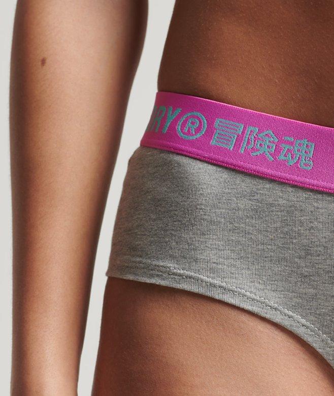 Superdry Braguita De Corte A La Cadera De Algodón Orgánico Con Logotipo Desplazado