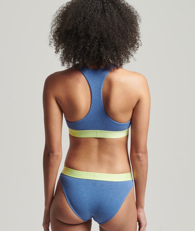 Superdry Braguita Tipo Bikini De Algodón Orgánico Con Logotipo Grande