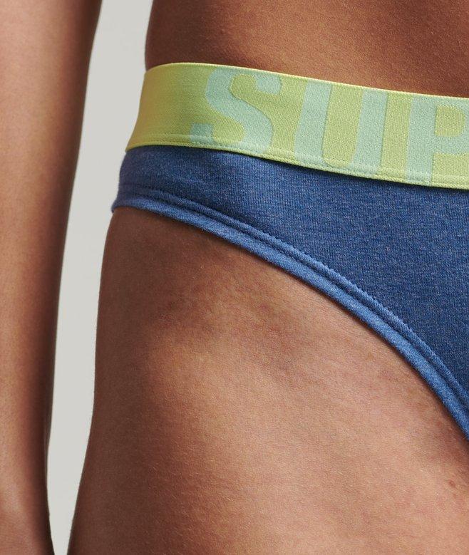 Superdry Braguita Tipo Bikini De Algodón Orgánico Con Logotipo Grande