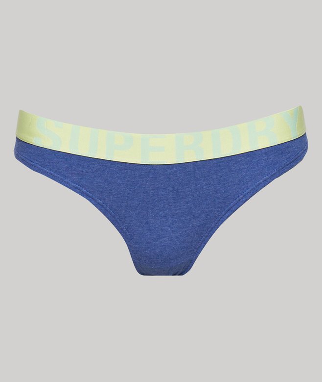 Superdry Braguita Tipo Bikini De Algodón Orgánico Con Logotipo Grande