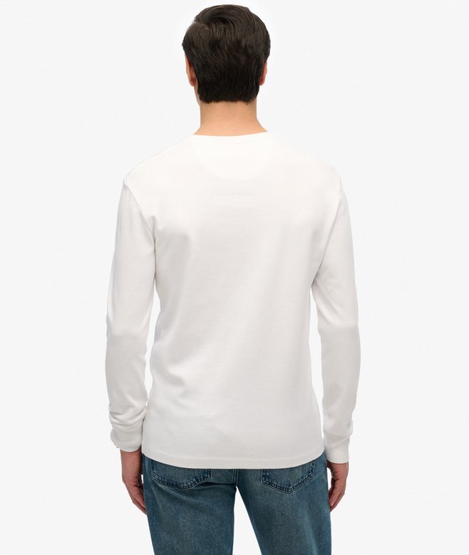 Superdry Camisa Con Media Botonadura Y Logotipo Vintage Logo Bordado