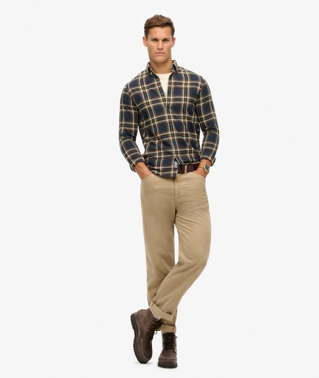 Superdry Camisa De Algodón Orgánico A Cuadros Vintage