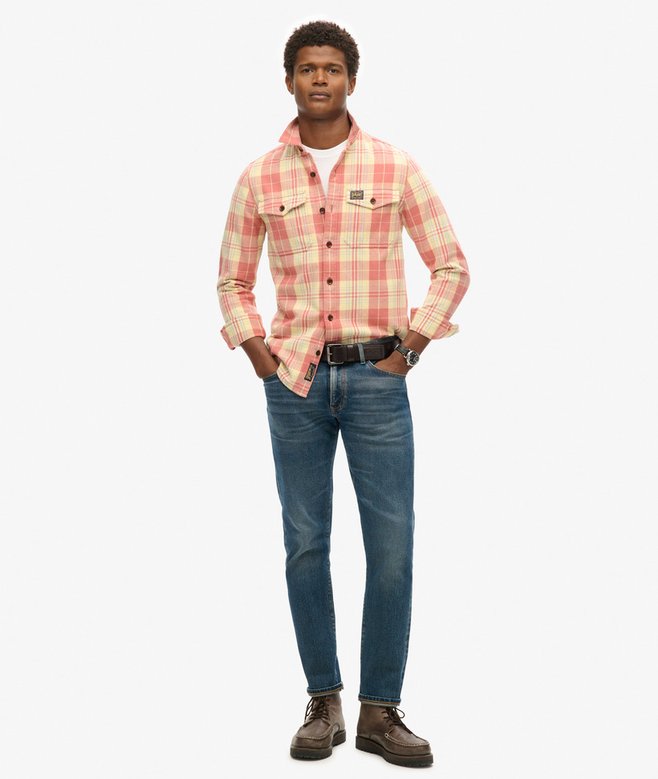 Superdry Camisa De Algodón Orgánico A Cuadros Worker