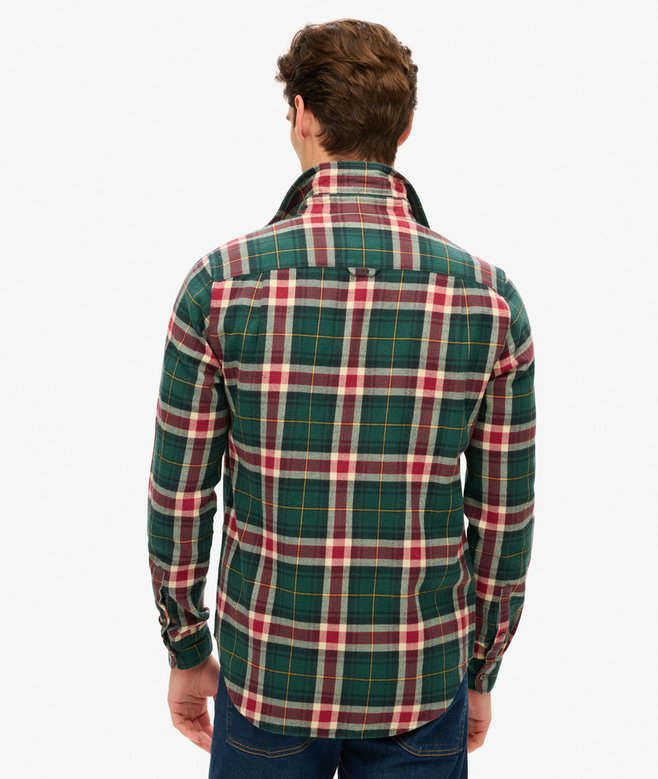 Superdry Camisa De Leñador De Algodón De Manga Larga