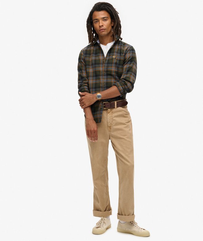 Superdry Camisa De Leñador De Algodón De Manga Larga