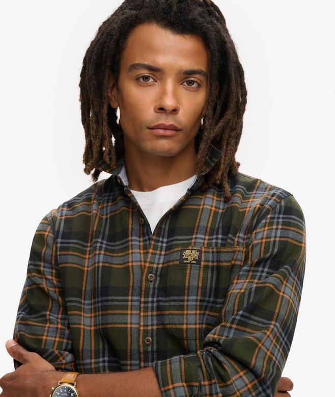 Superdry Camisa De Leñador De Algodón De Manga Larga