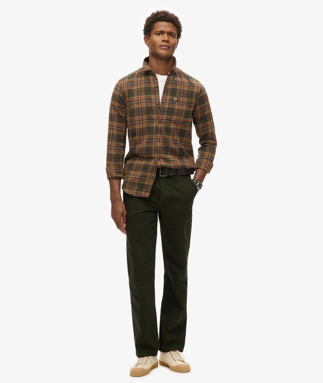 Superdry Camisa De Leñador De Algodón De Manga Larga