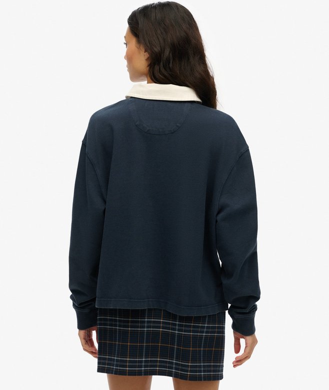 Superdry Camisa De Rugby Con Estampado Gráfico Athletic Essentials