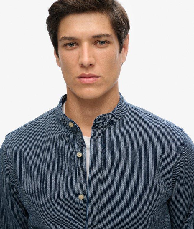 Superdry Camisa índigo Con Cuello Panadero Merchant Store