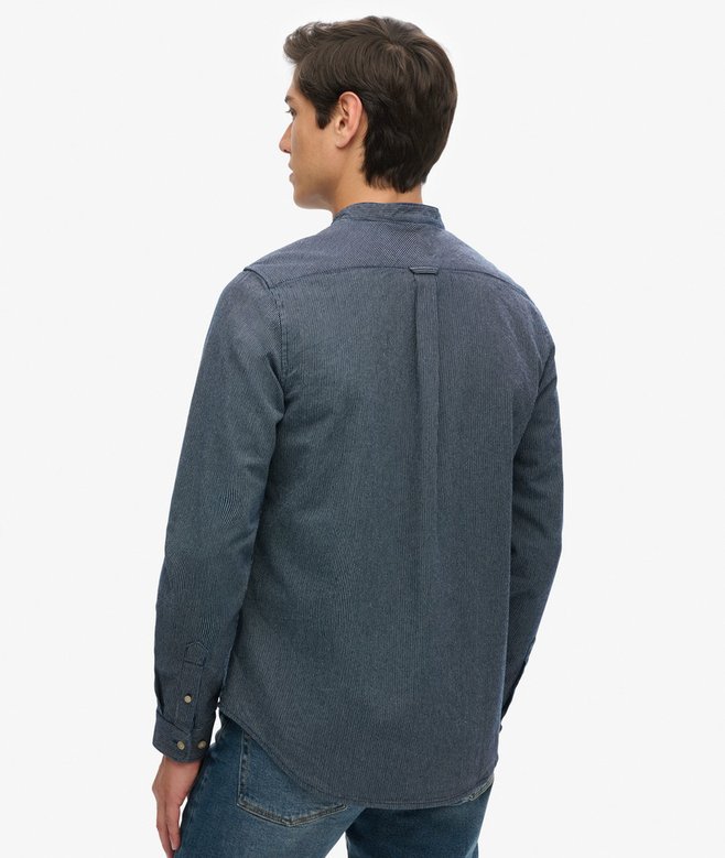 Superdry Camisa índigo Con Cuello Panadero Merchant Store