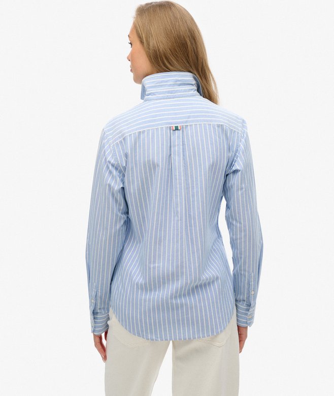 Superdry Camisa Oxford De Corte Ajustado Y Manga Larga