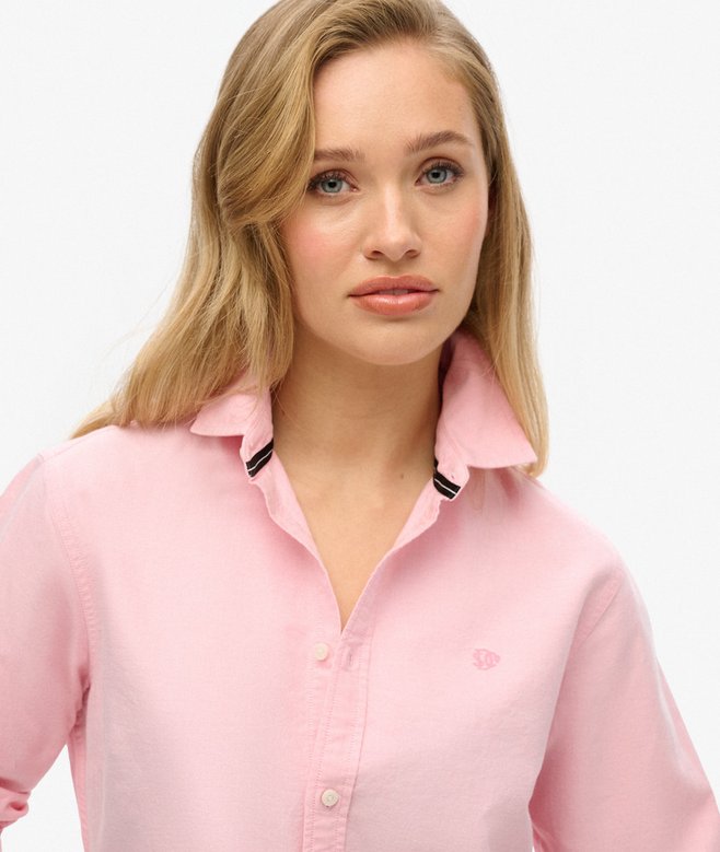 Superdry Camisa Oxford De Corte Ajustado Y Manga Larga