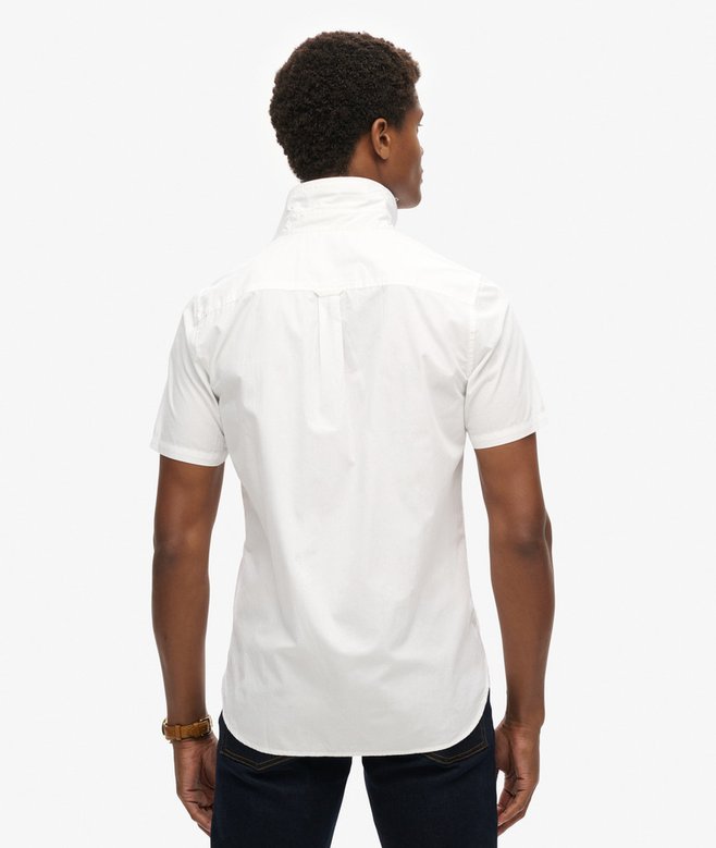 Superdry Camisa Oxford De Manga Corta Premium University