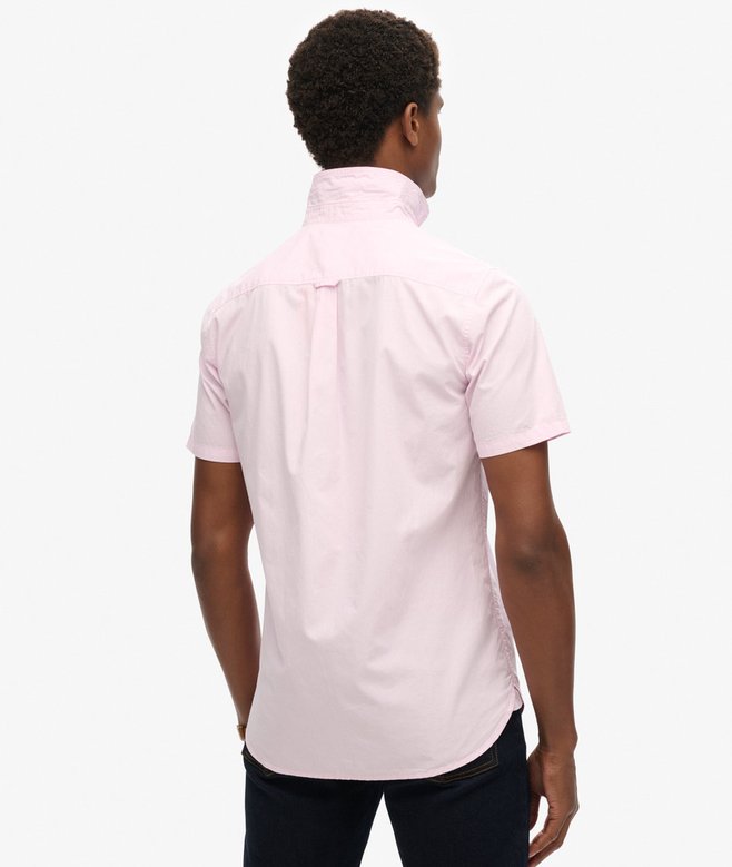 Superdry Camisa Oxford De Manga Corta Premium University