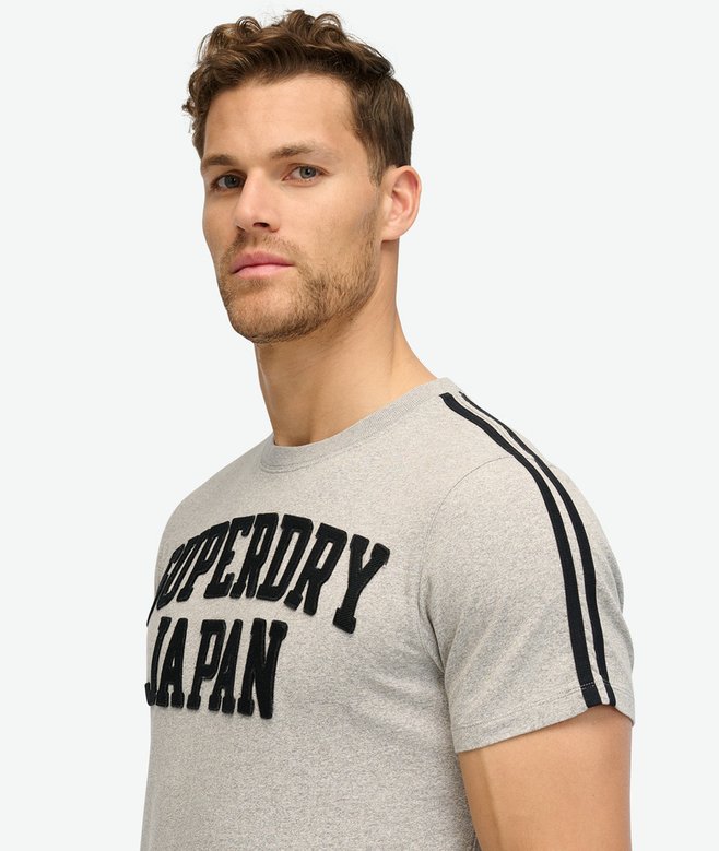 Superdry Camiseta A Rayas Con Logotipo Vintage Logo Athletic