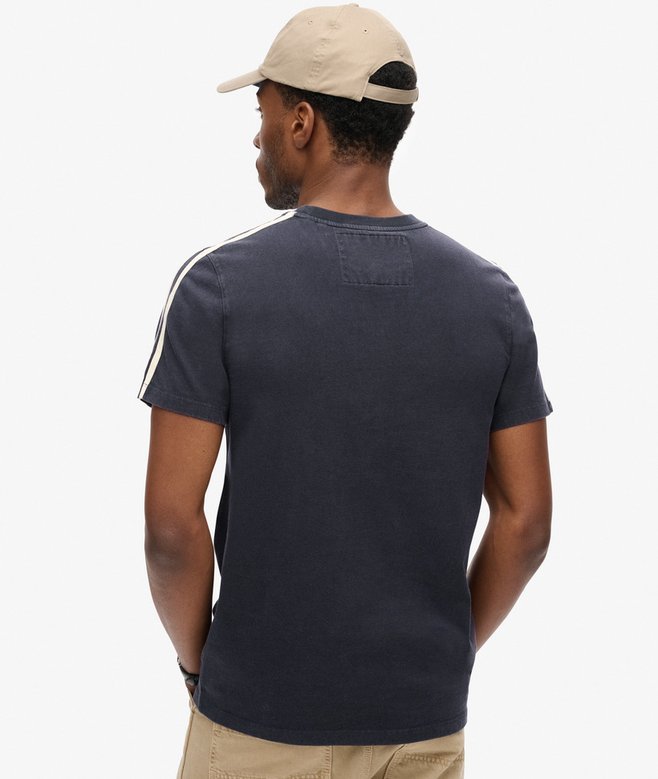 Superdry Camiseta A Rayas Con Logotipo Vintage Logo Athletic