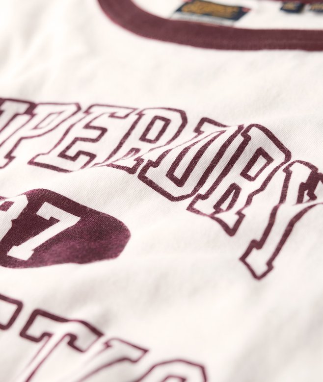 Superdry Camiseta Ajustada Athletic Essentials Ringer