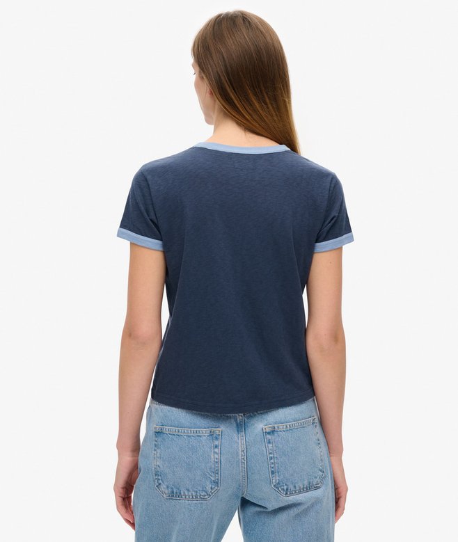 Superdry Camiseta Ajustada Athletic Essentials Ringer