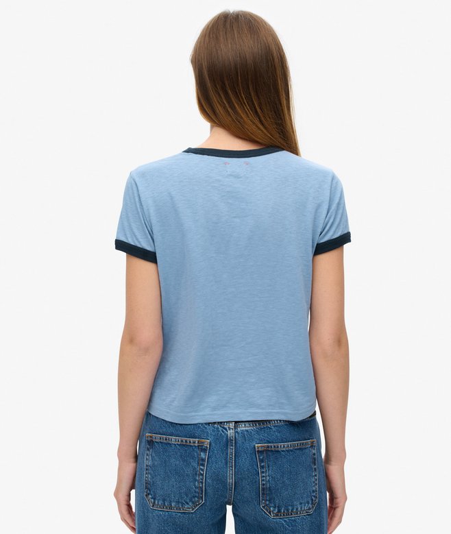 Superdry Camiseta Ajustada Athletic Essentials Ringer