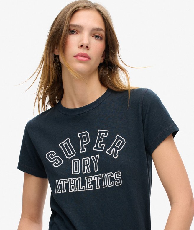 Superdry Camiseta Ajustada Gráfica Athletic Essentials