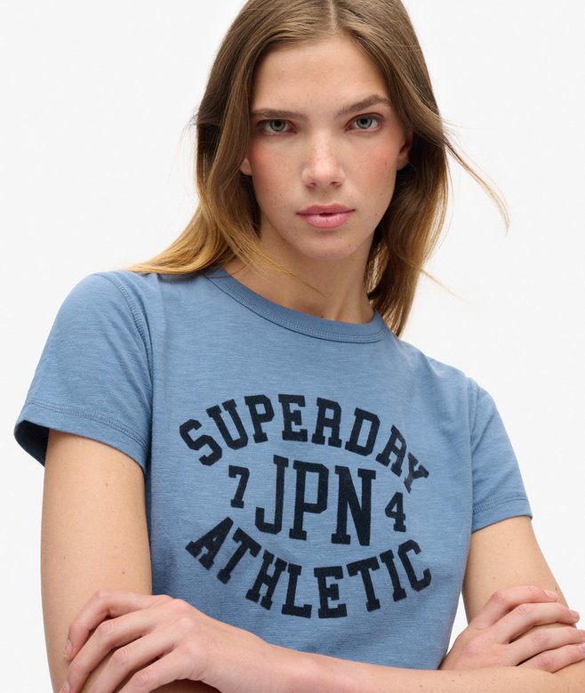 Superdry Camiseta Ajustada Gráfica Athletic Essentials