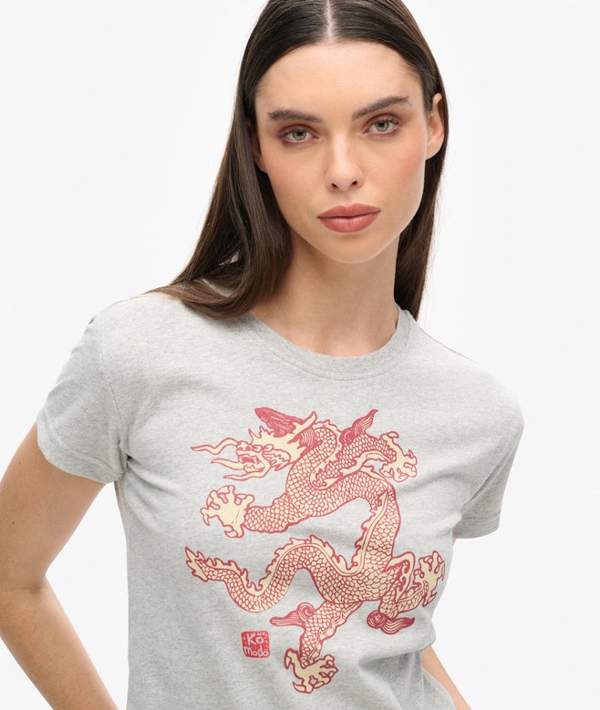 Superdry Camiseta Ajustada Superdry X Komodo Dragon