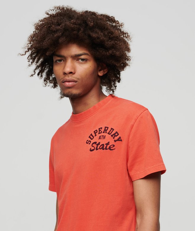 Superdry Camiseta Bordada Con Logo Athletic Superstate