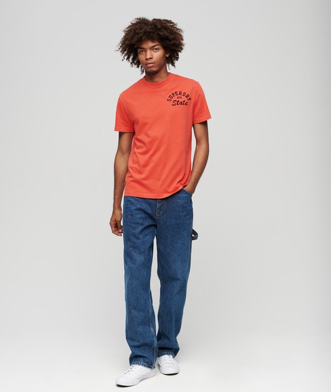 Superdry Camiseta Bordada Con Logo Athletic Superstate