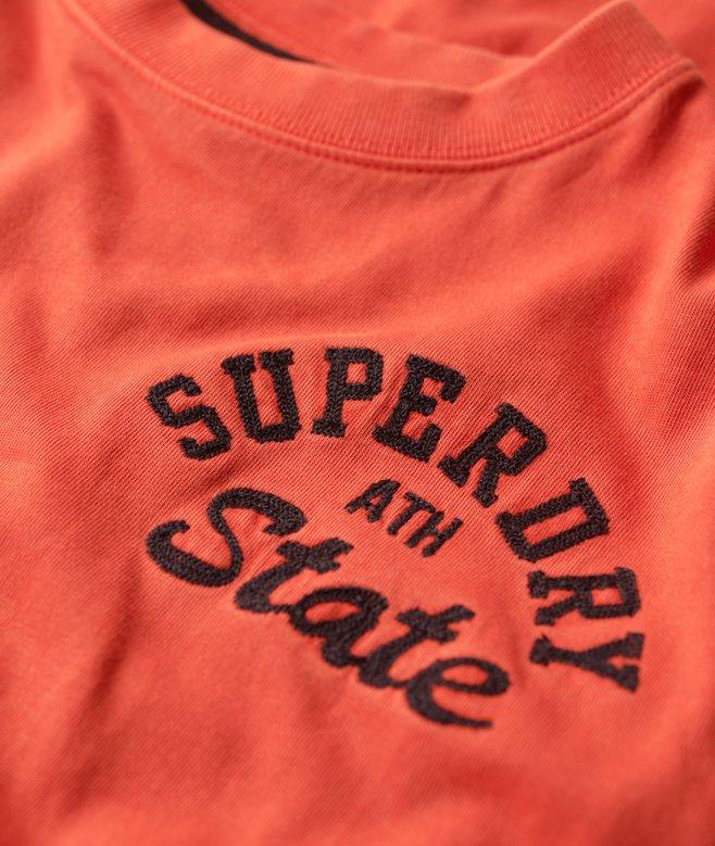 Superdry Camiseta Bordada Con Logo Athletic Superstate
