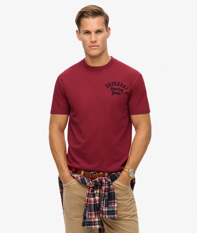 superdry Camiseta bordada con logo Athletic Superstate