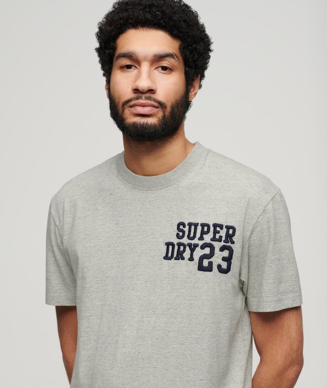 Superdry Camiseta Bordada Con Logo Athletic Superstate
