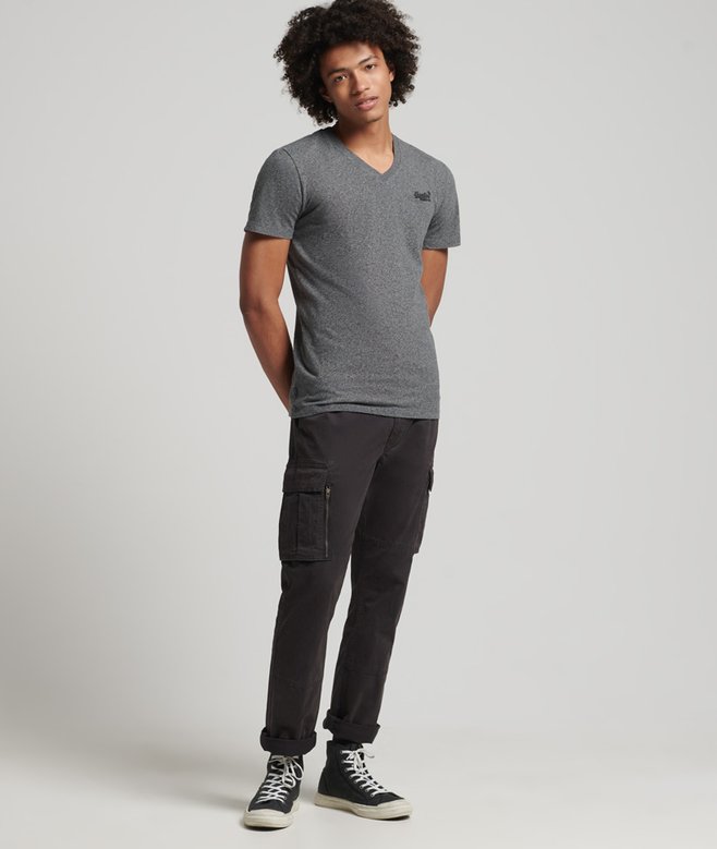 Superdry Camiseta Clásica De Algodón Orgánico Con Cuello De Pico
