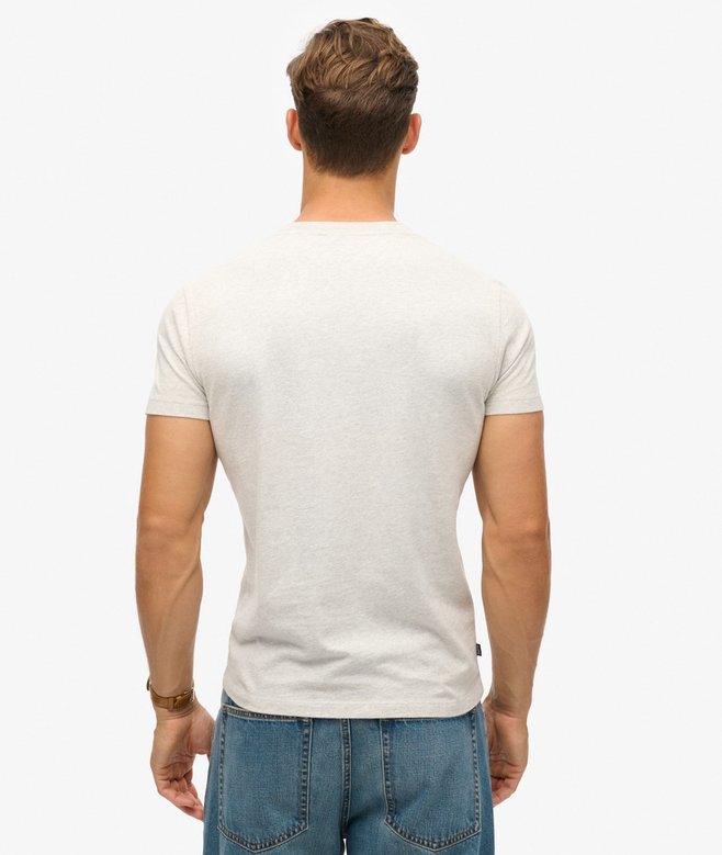 Superdry Camiseta Con Cuello De Pico En Algodón Orgánico Essential