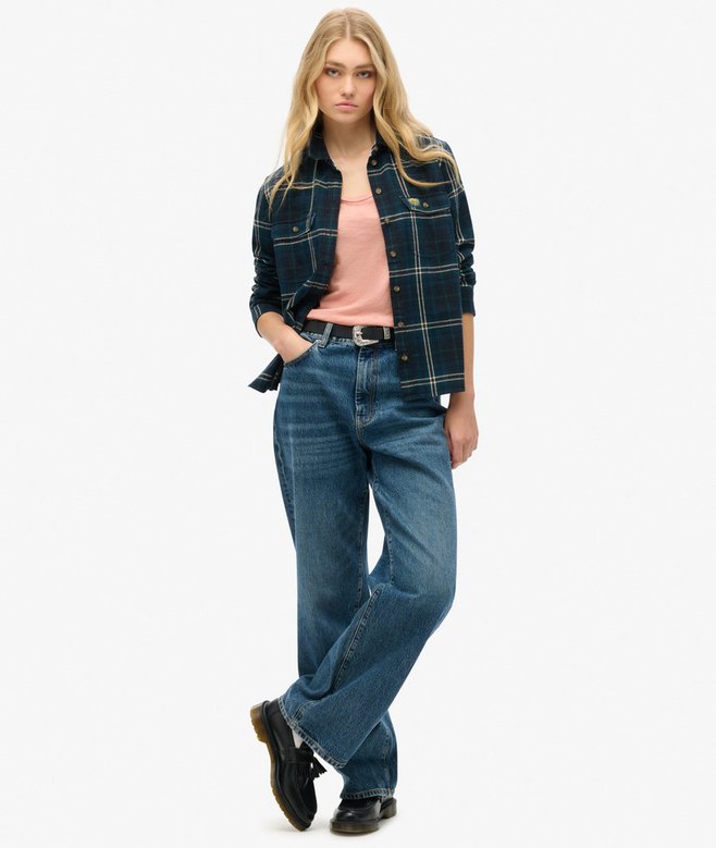 Superdry Camiseta Con Cuello Redondo Amplio Studios