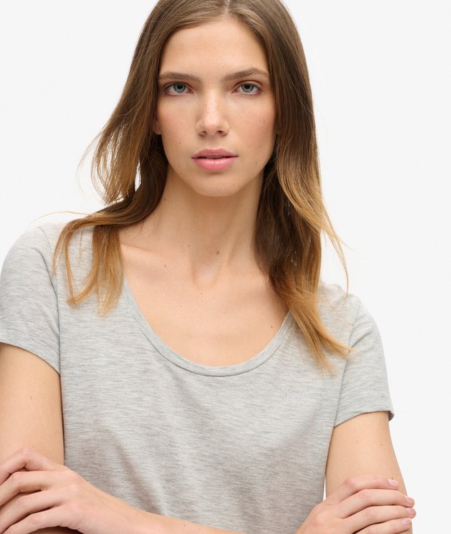 Superdry Camiseta Con Cuello Redondo Amplio Studios