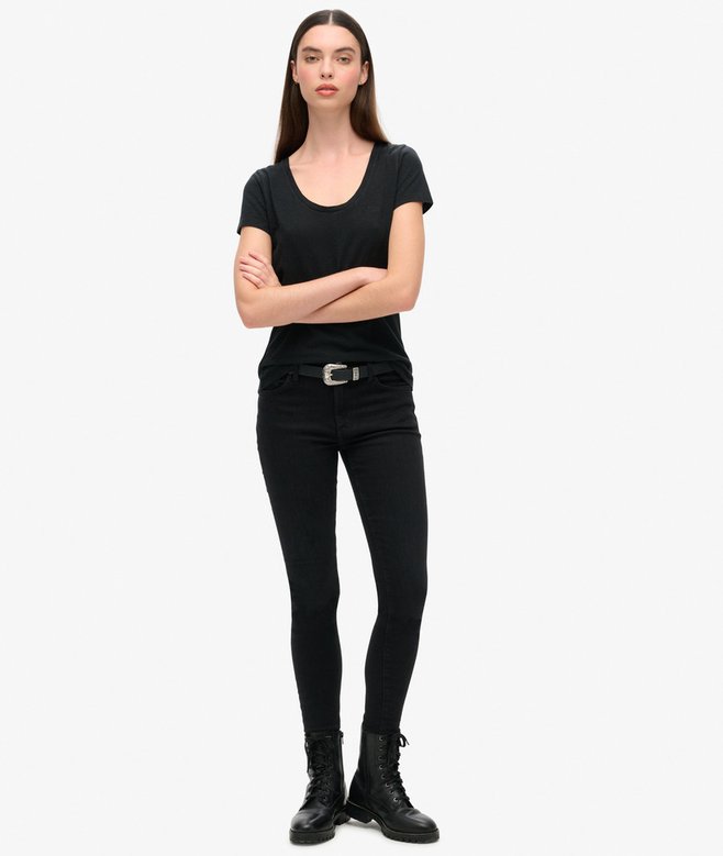 Superdry Camiseta Con Cuello Redondo Amplio Studios