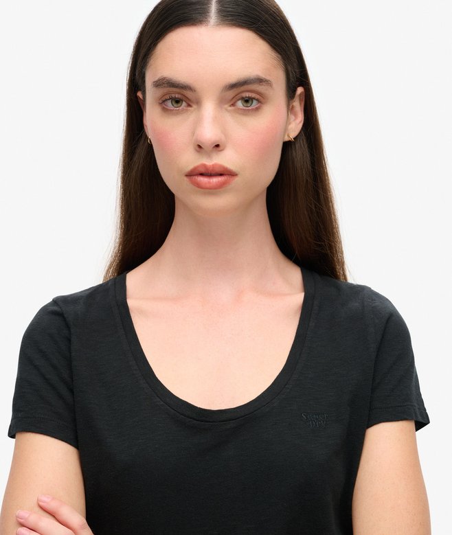 Superdry Camiseta Con Cuello Redondo Amplio Studios