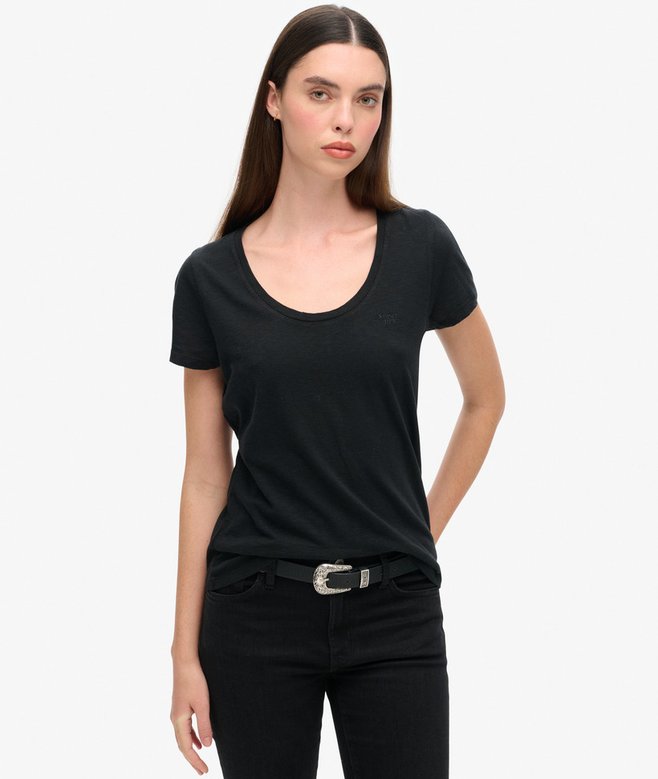 superdry Camiseta con cuello redondo amplio Studios