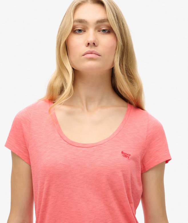 Superdry Camiseta Con Cuello Redondo Amplio Studios