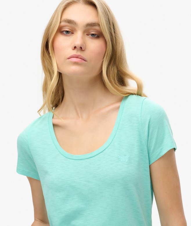 Superdry Camiseta Con Cuello Redondo Amplio Studios