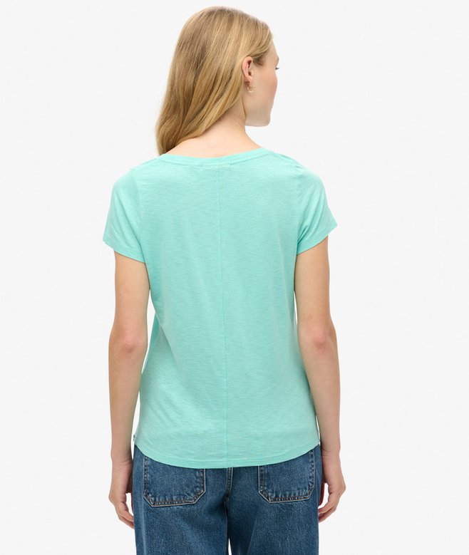 Superdry Camiseta Con Cuello Redondo Amplio Studios